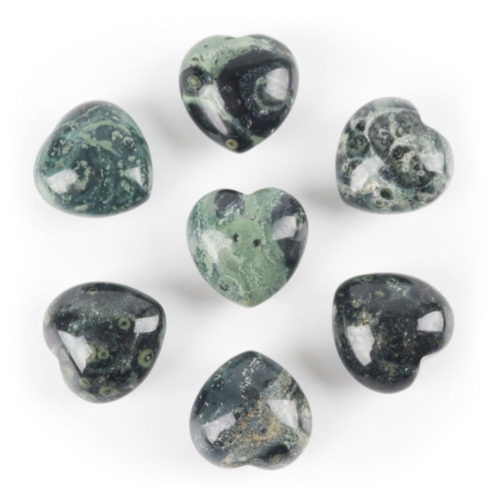 20mm Natural Crystal Heart for Heart Chakra Healing