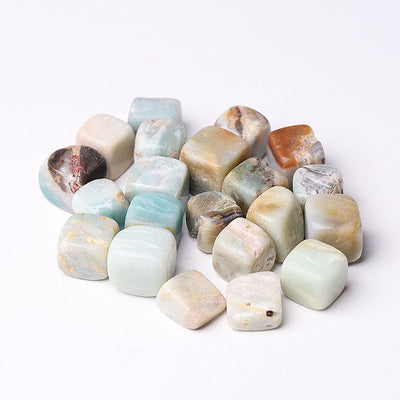 20mm Sky Blue Caribbean Calcite Healing Crystal Cubes