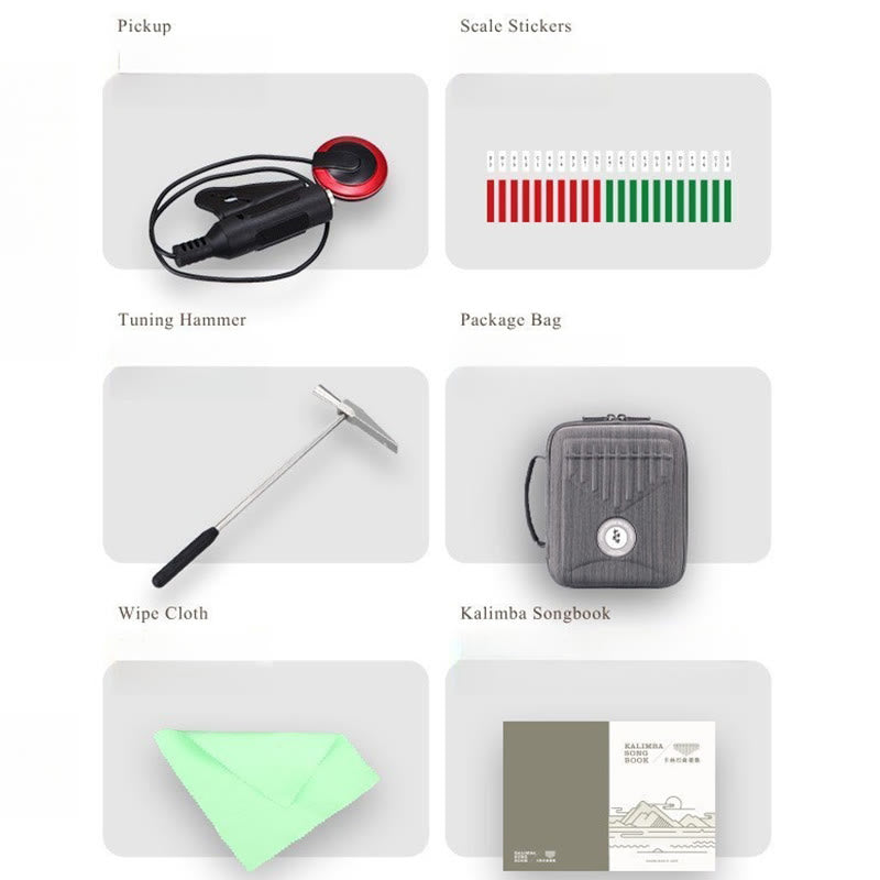 21 Key Sandalwood Kalimba for Meditation and Relaxation