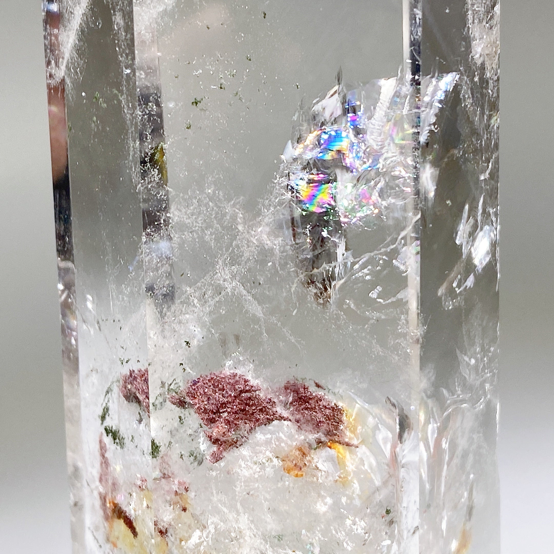 21cm Rainbow Garden Quartz Crystal Tower for Energy Healing