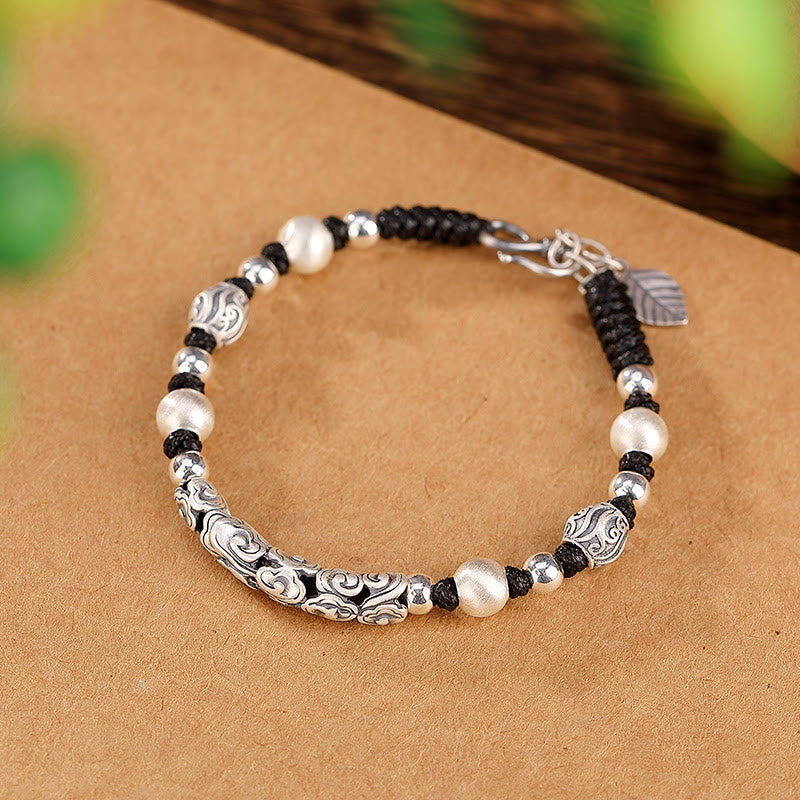 Copper & 999 Sterling Silver Auspicious Cloud Spiritual Bracelet