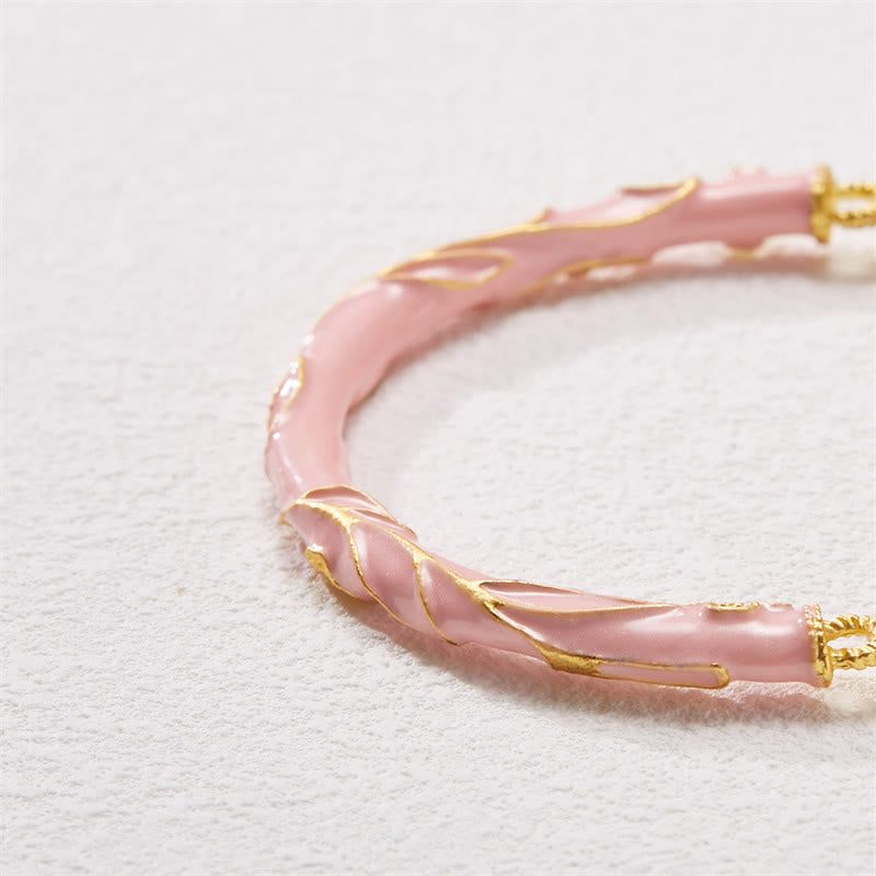 Sun Stone & Golden Silk Jade Positive Charm Bracelet