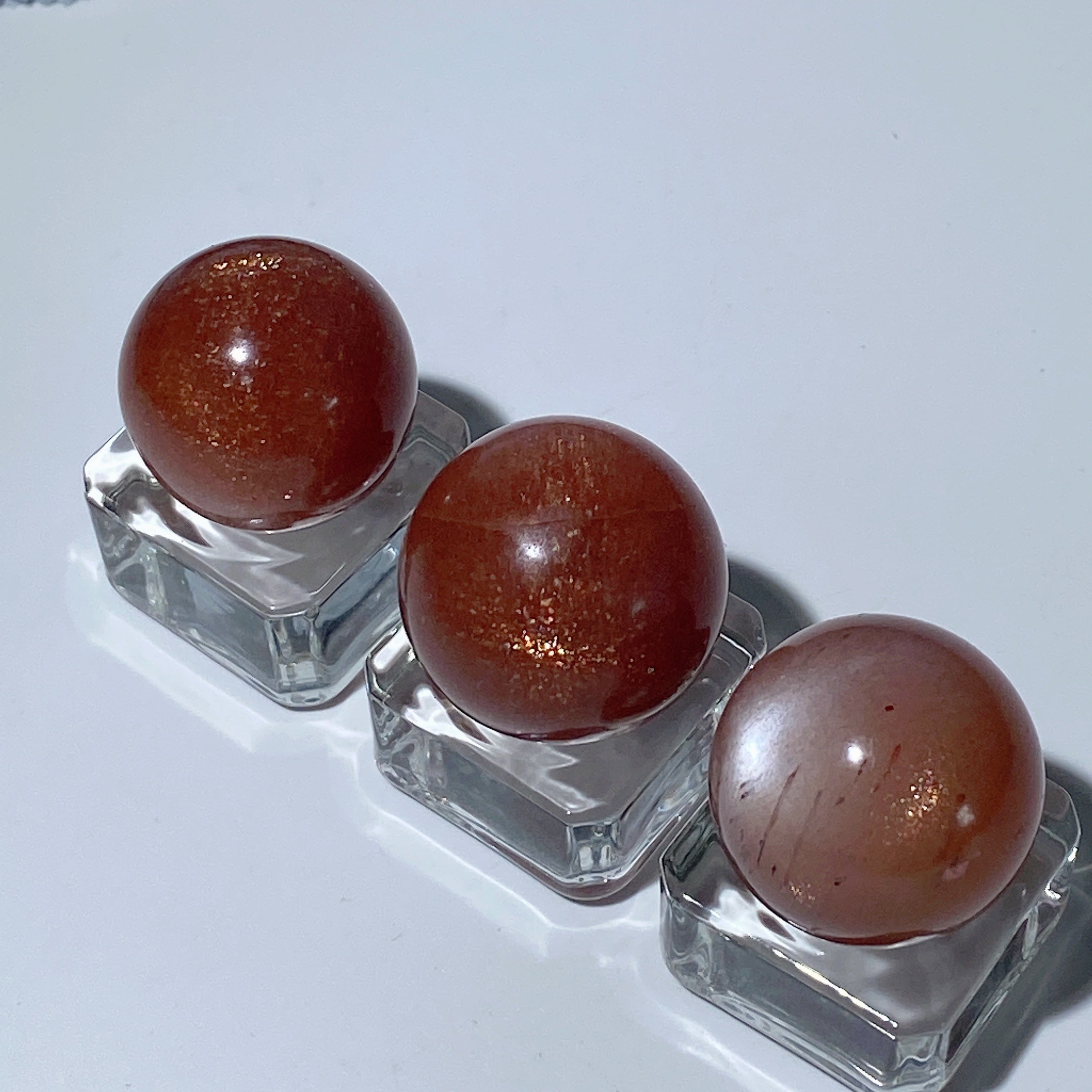 23-25mm Golden Sunstone Crystal Sphere for Healing
