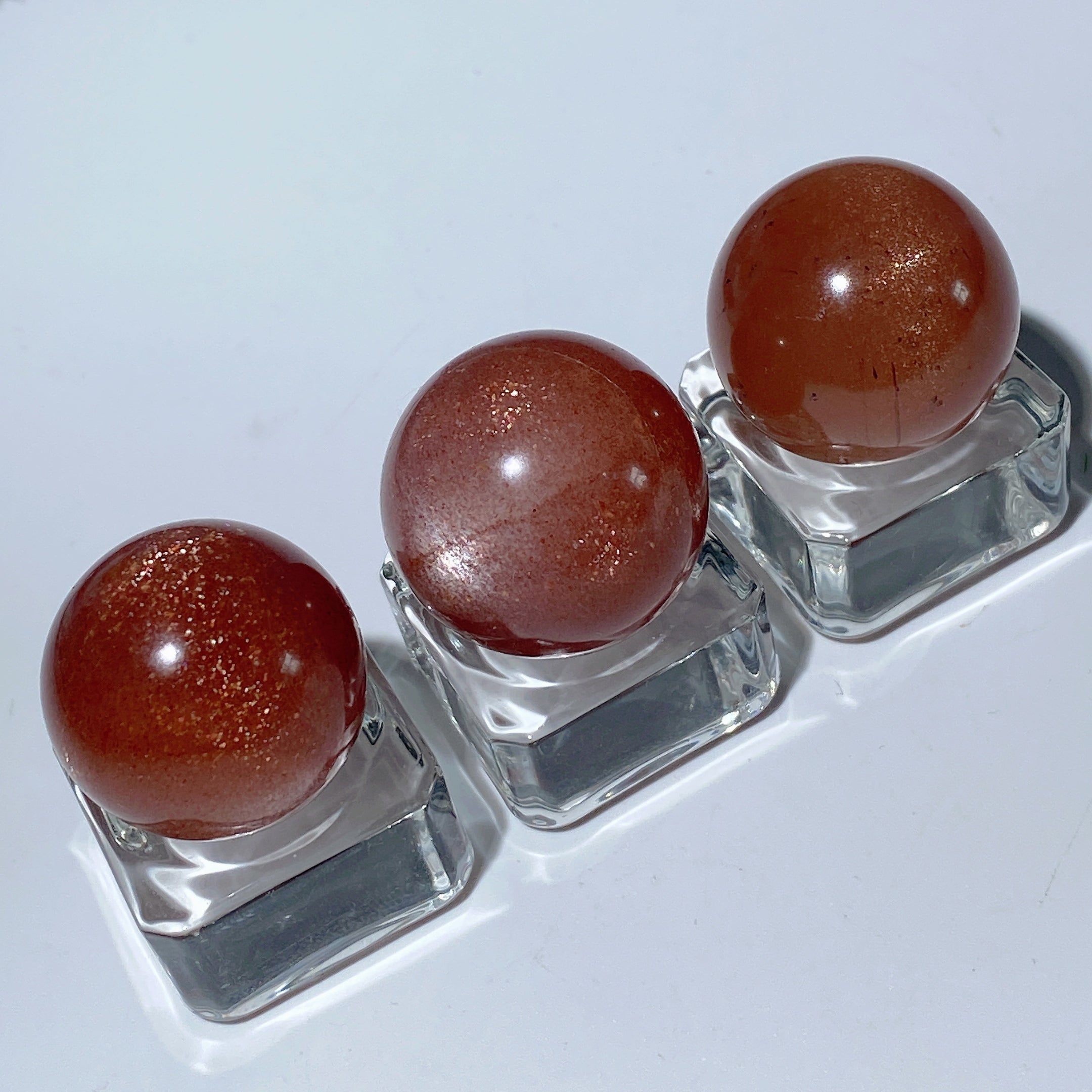 23-25mm Golden Sunstone Crystal Sphere for Healing