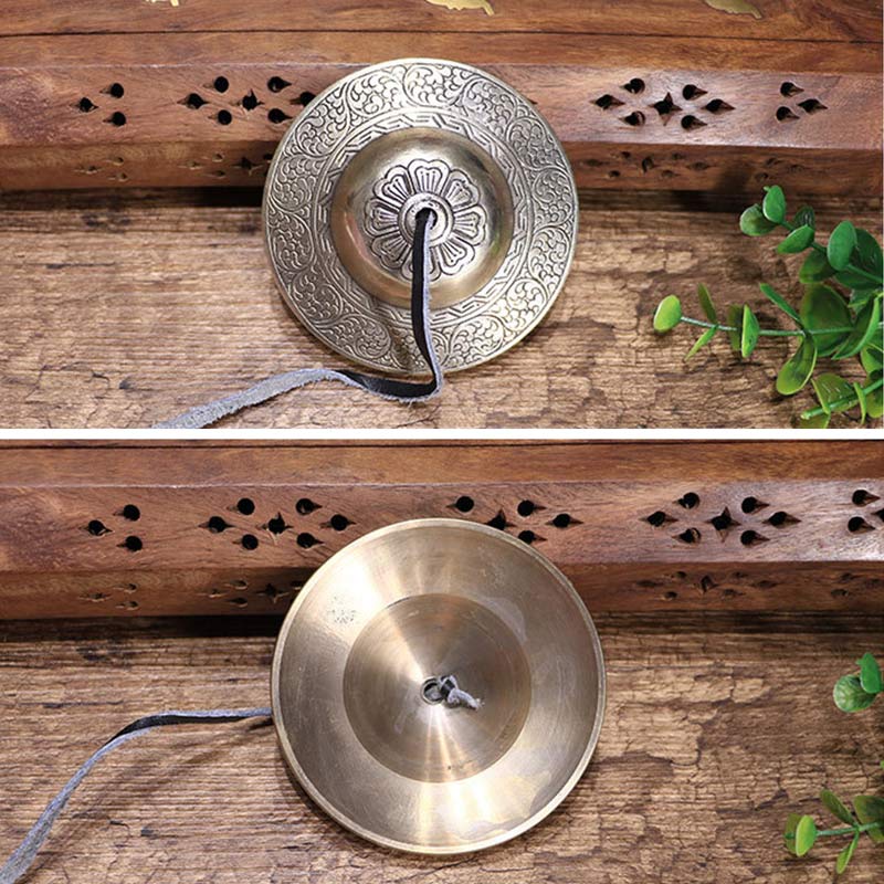 Copper Tingsha Bell with Six True Words | Meditation Tool