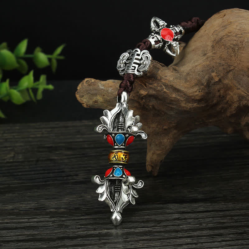 Tibetan Om Mani Padme Hum Prayer Wheel Meditation Decor