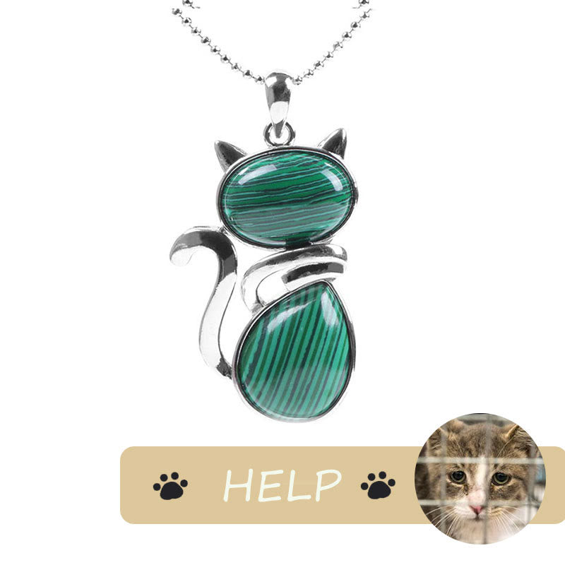 Save A Cat Spiritual Protection Pendant Necklace