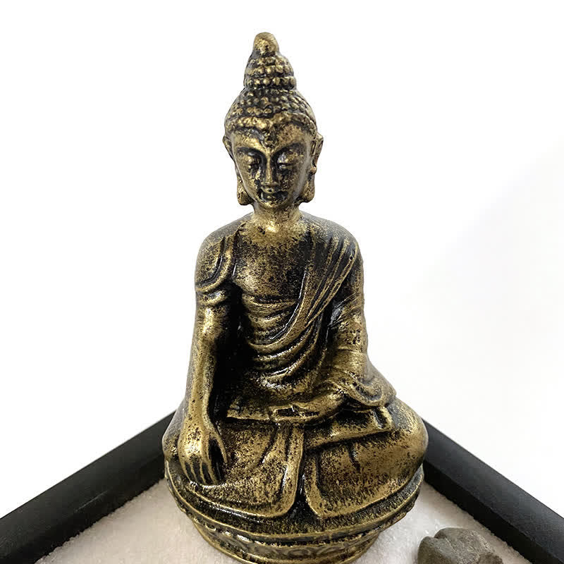 Buddha Symbol Zen Garden Decor | Meditation Calm Sanctuary