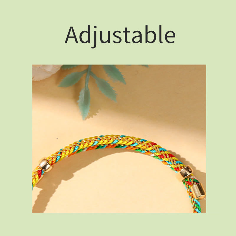 Colorful Rope Zongzi Pattern Luck Bracelet for Adults & Children