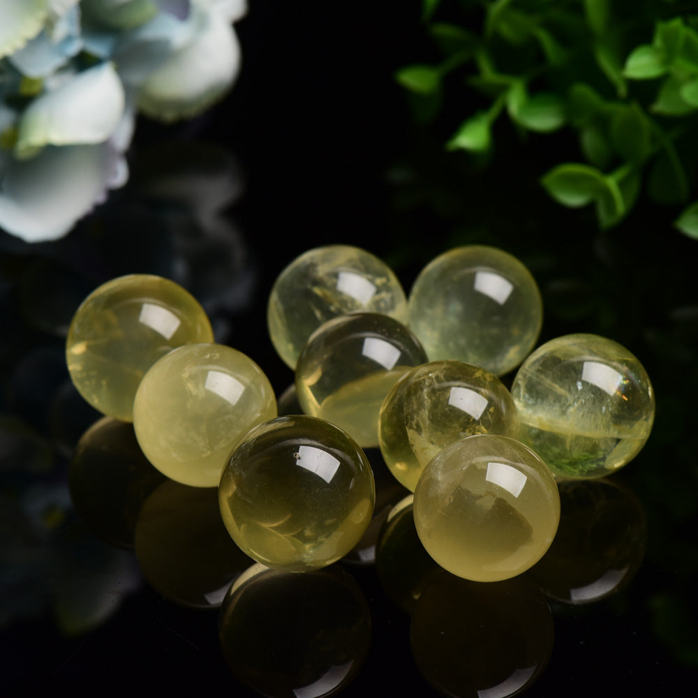 23mm Citrine Crystal Sphere for Healing & Energy