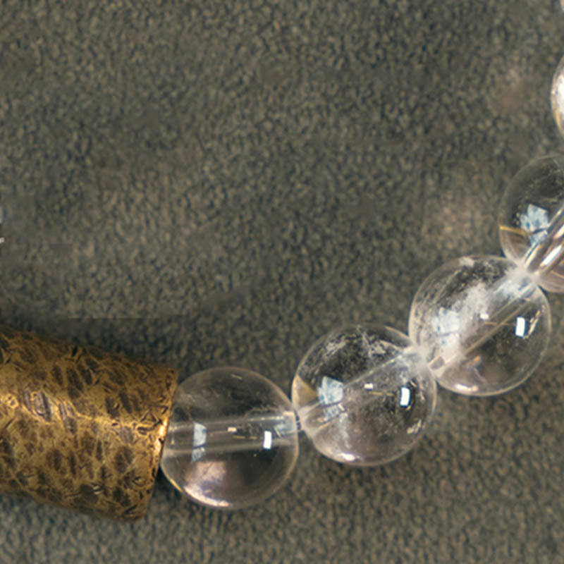 8mm Clear Quartz Protection Bracelet for Mental Clarity
