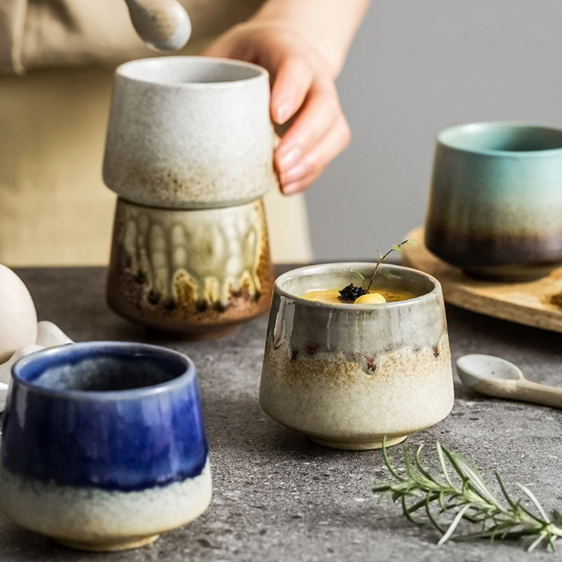 Retro Kiln Change Ceramic Coffee Mug 200ml