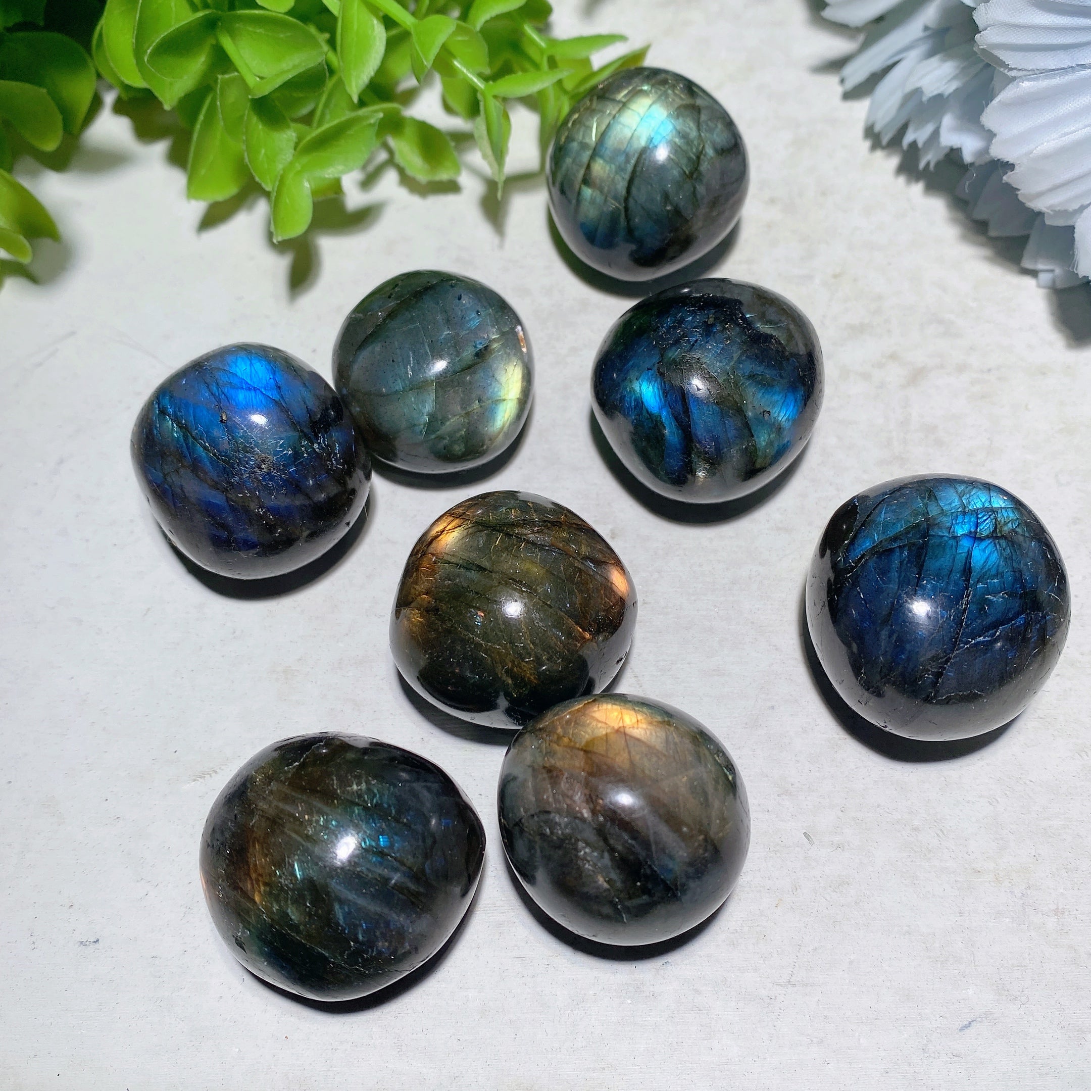 25-30mm Labradorite Healing Tumbled Stones Bag