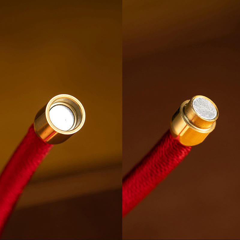 King Kong Knot Red String Protection Bracelet Magnetic Buckle