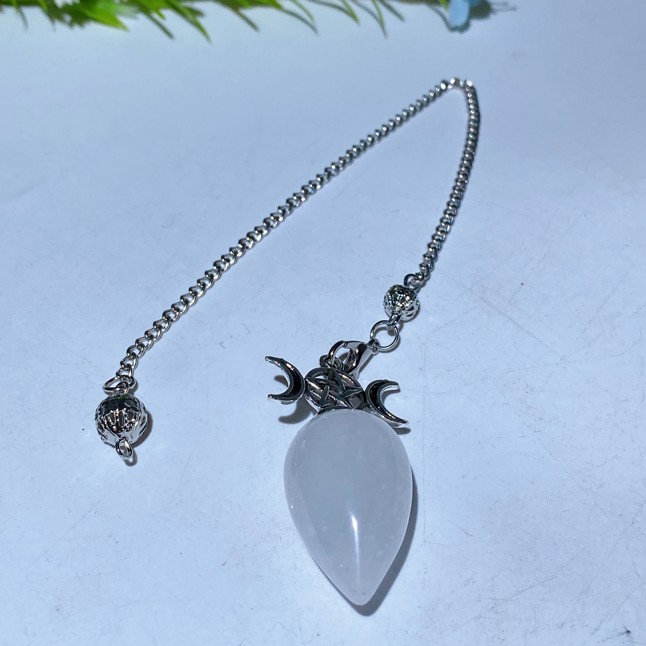 25cm Crystal Healing Pendulum for Energy & Chakra Balance