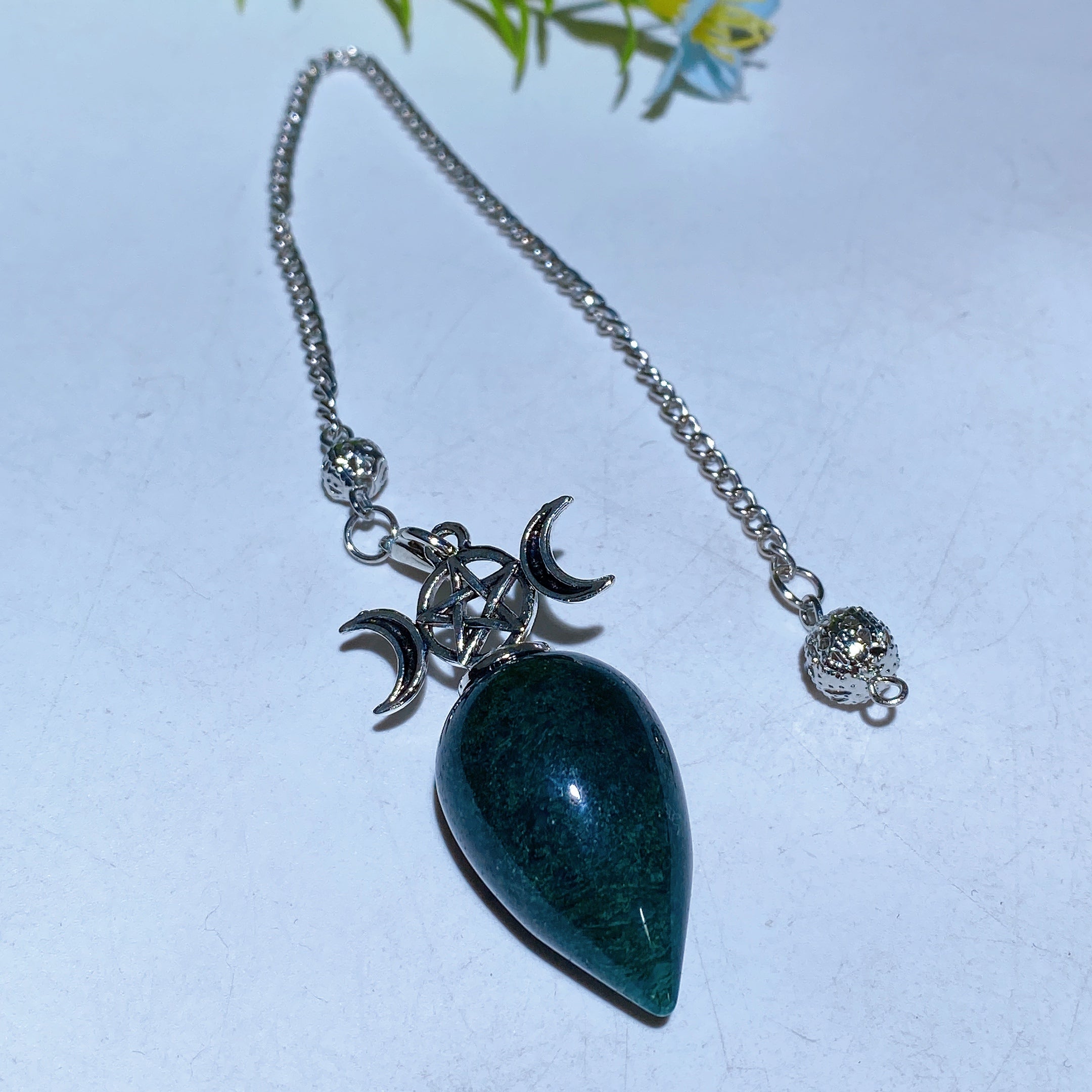 25cm Crystal Healing Pendulum for Energy & Chakra Balance