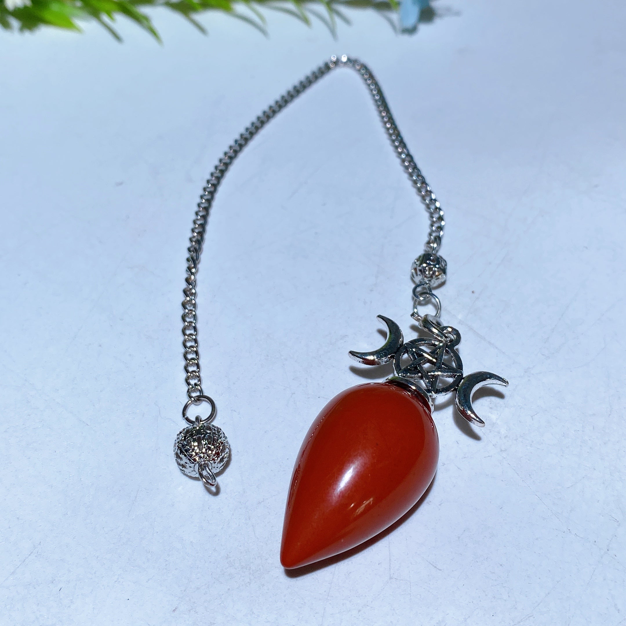 25cm Crystal Healing Pendulum for Energy & Chakra Balance