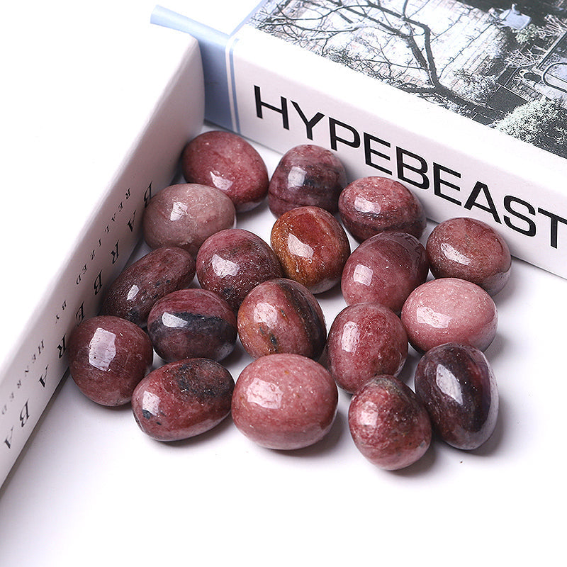 25mm-35mm Strawberry Quartz Polished Tumbled Stones