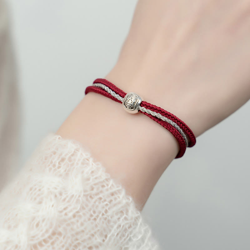 8mm Tibetan Zakiram Buddha Bracelet for Wealth & Protection