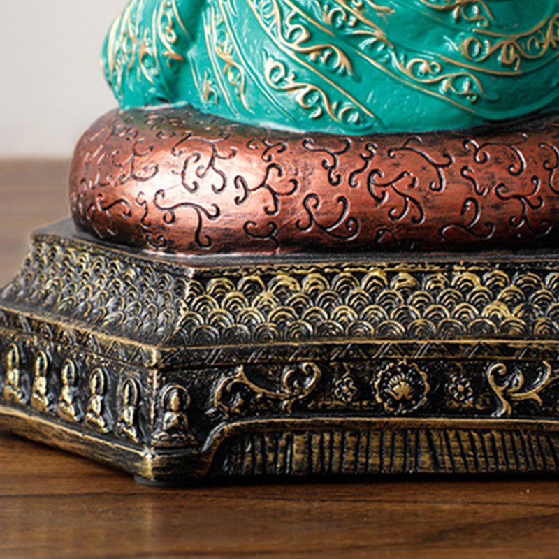 Buddha Compassion Resin Statue for Serenity and Luck