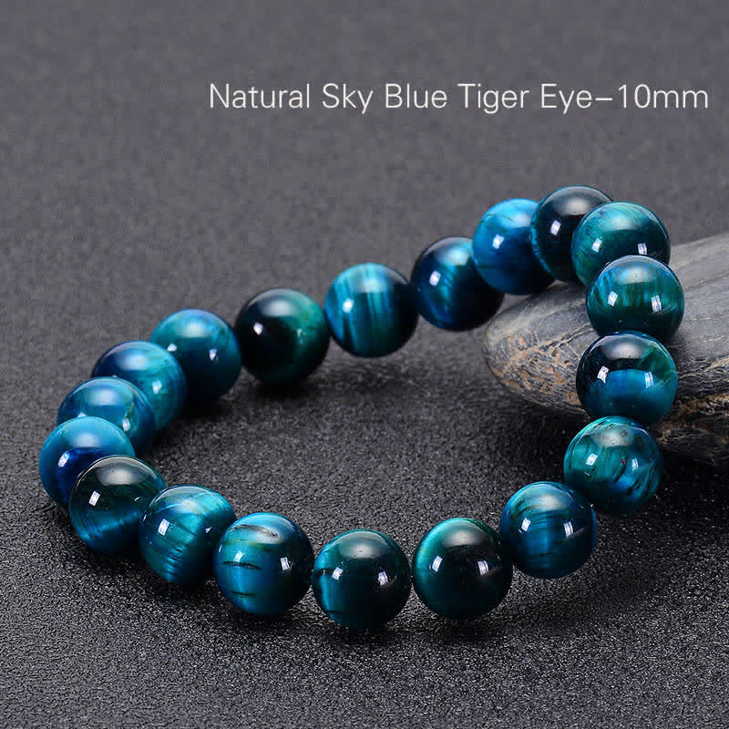 Blue Tiger Eye Healing Protection Bracelet