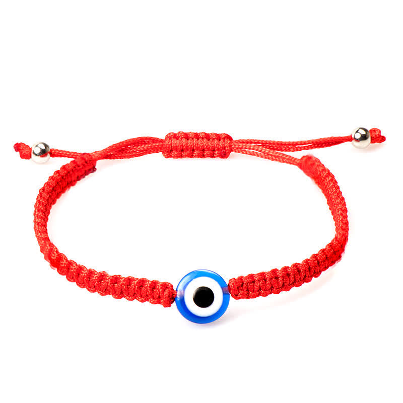 4Pcs Evil Eye Red String Protection Bracelet Set