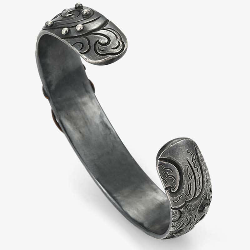 Koi Fish Bracelet in 999 Sterling Silver & 990 Gold for Luck