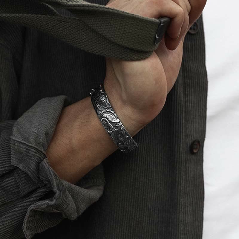 Koi Fish Bracelet in 999 Sterling Silver & 990 Gold for Luck