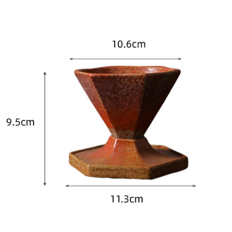 Hexagon Ceramic Tea Coffee Mug 170ml | Zen Decor