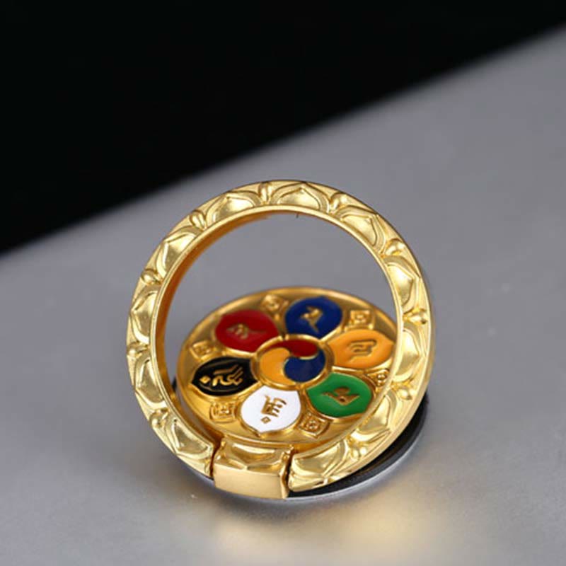 Om Mani Padme Hum Spiritual Phone Ring Bracket Universal Holder
