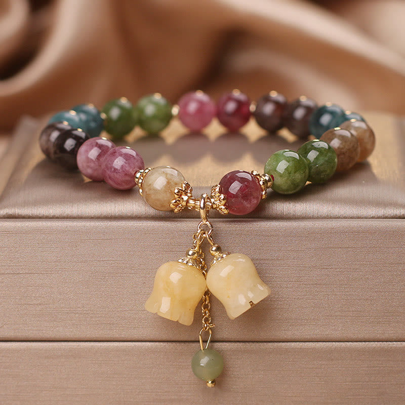 Natural Colorful Tourmaline Spiritual Love Bracelet