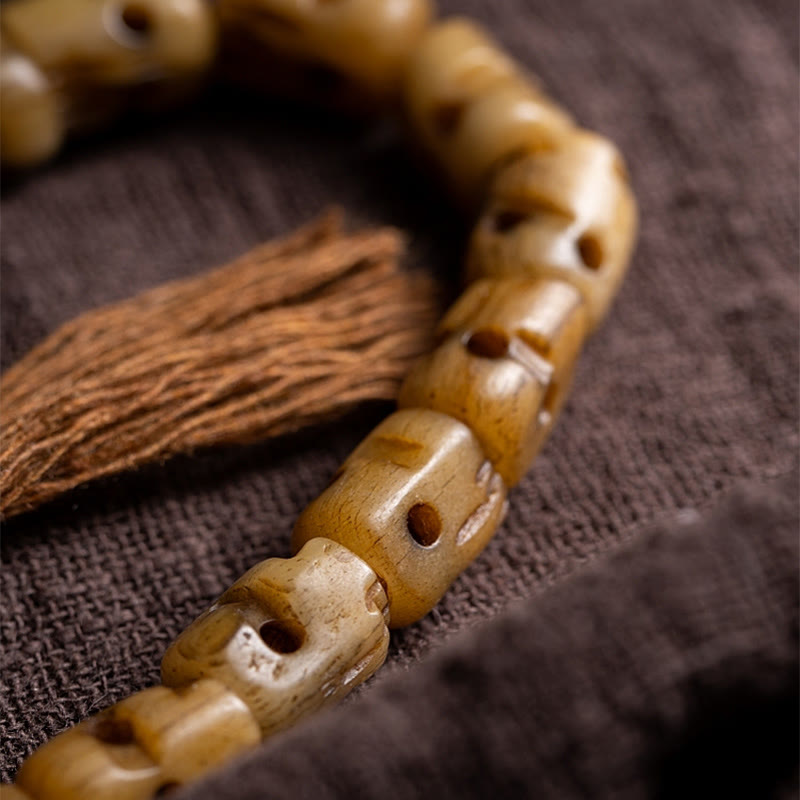 Yak Bone Spiritual Bracelet | Protection & Balance Energy