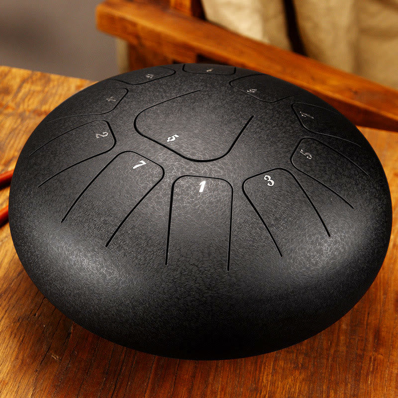 11-Note 8 Inch Steel Tongue Drum for Meditation & Mindfulness