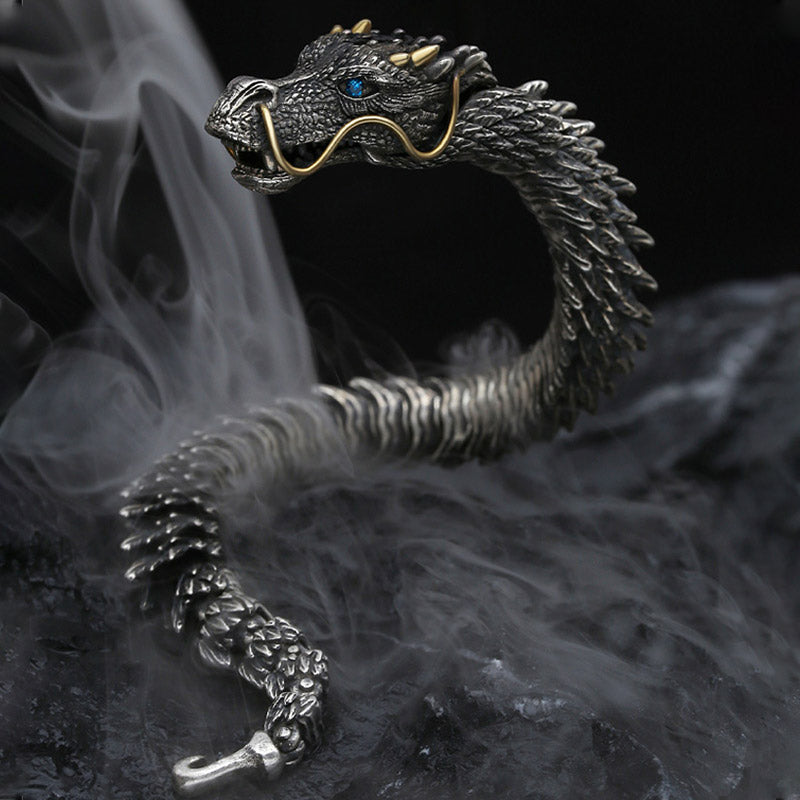 Nordic Dragon Handmade Luck And Protection Chain Bracelet