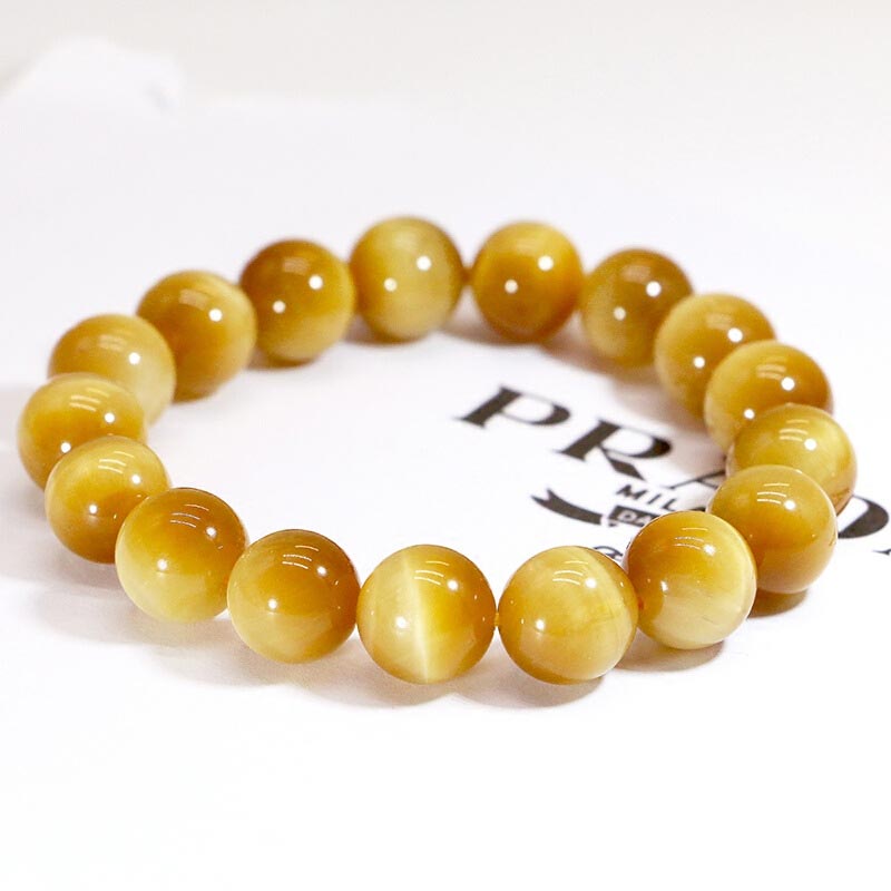 8mm Tiger Eye Protection Bead Bracelet for Anxiety Relief