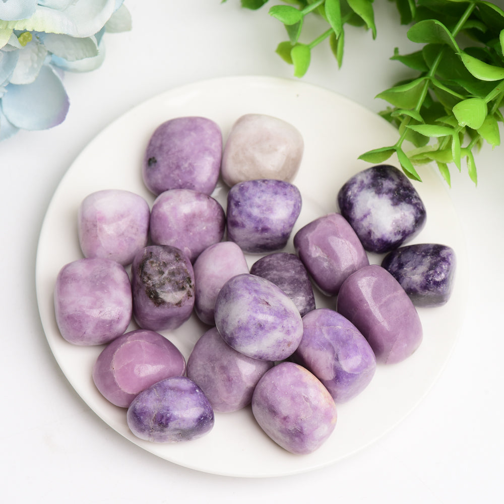 2cm Purple Mica Crystal Tumbled Stones for Healing Energy