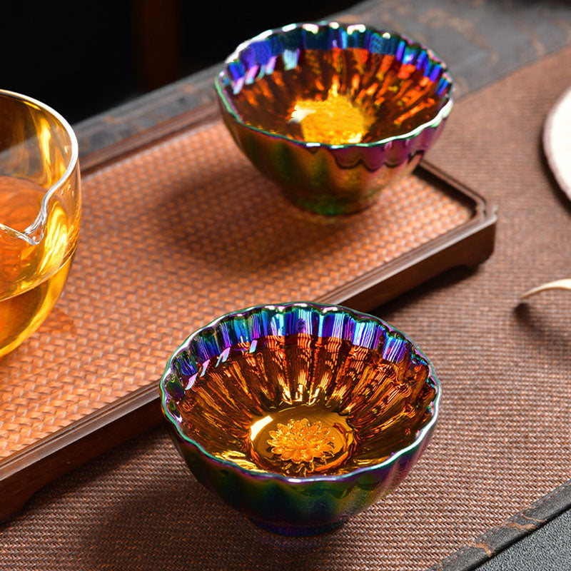 Authentic Lotus Peacock Jian Zhan Tea Cup 120ml