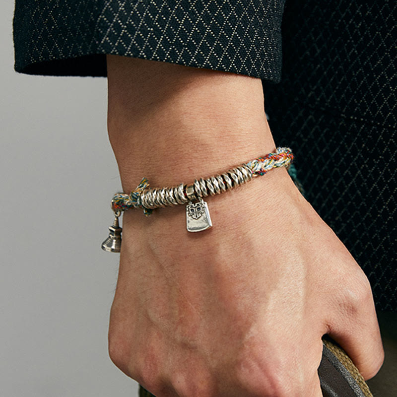 Multiple Strands 925 Sterling Silver Protection Bracelet