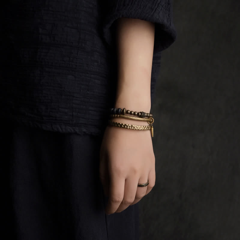 8mm Lava Rock Copper Spiritual Balance Bracelet