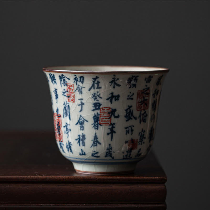 Lotus Ceramic Tea Cup 150ml for Traditional Tea Rituals