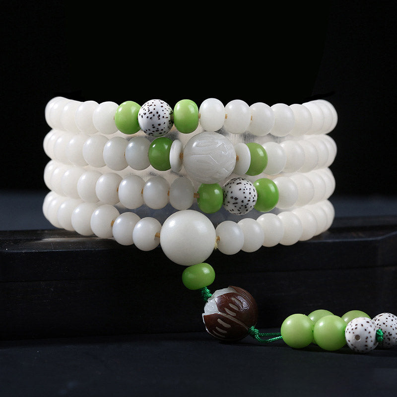 Adjustable Bodhi Seed Bracelet for Wisdom and Meditation