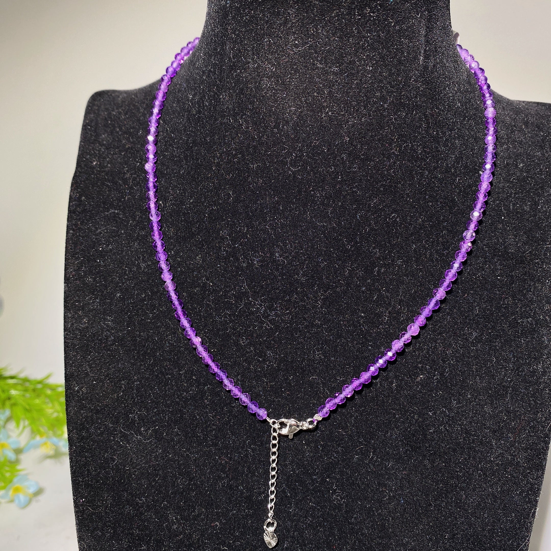 2mm Mixed Crystal Faceted Spiritual Necklace Healing Energy