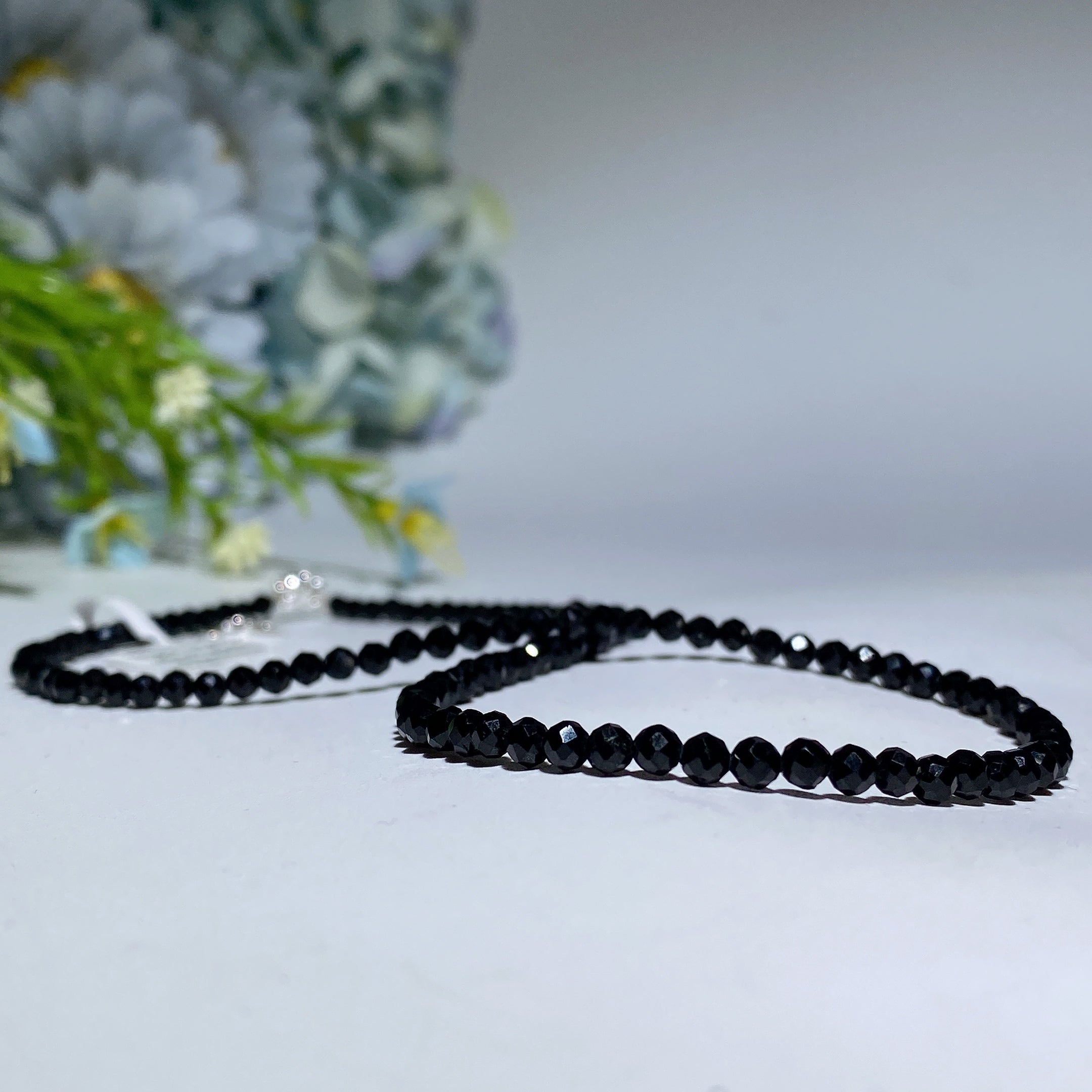 2mm Mixed Crystal Faceted Spiritual Necklace Healing Energy