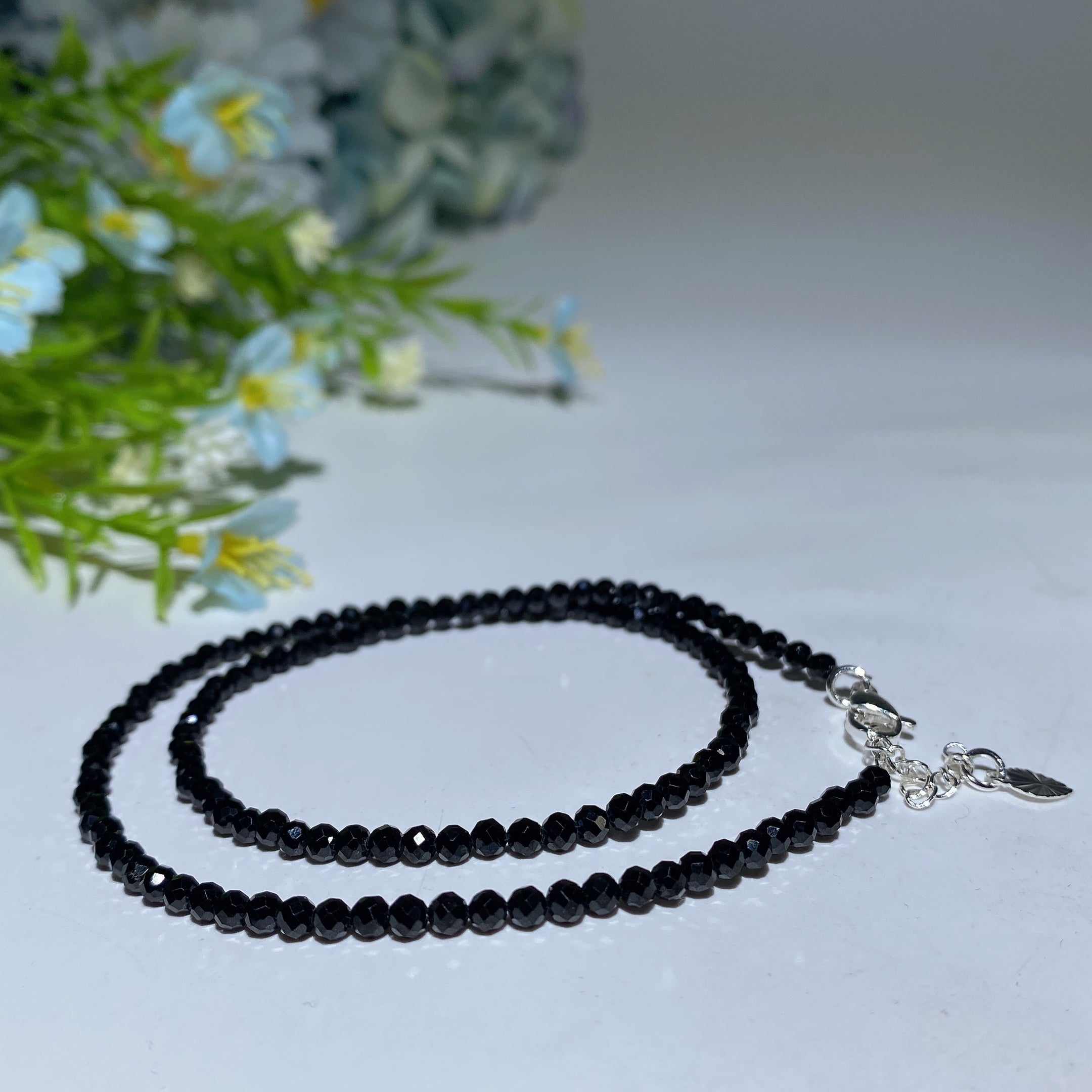 2mm Mixed Crystal Faceted Spiritual Necklace Healing Energy