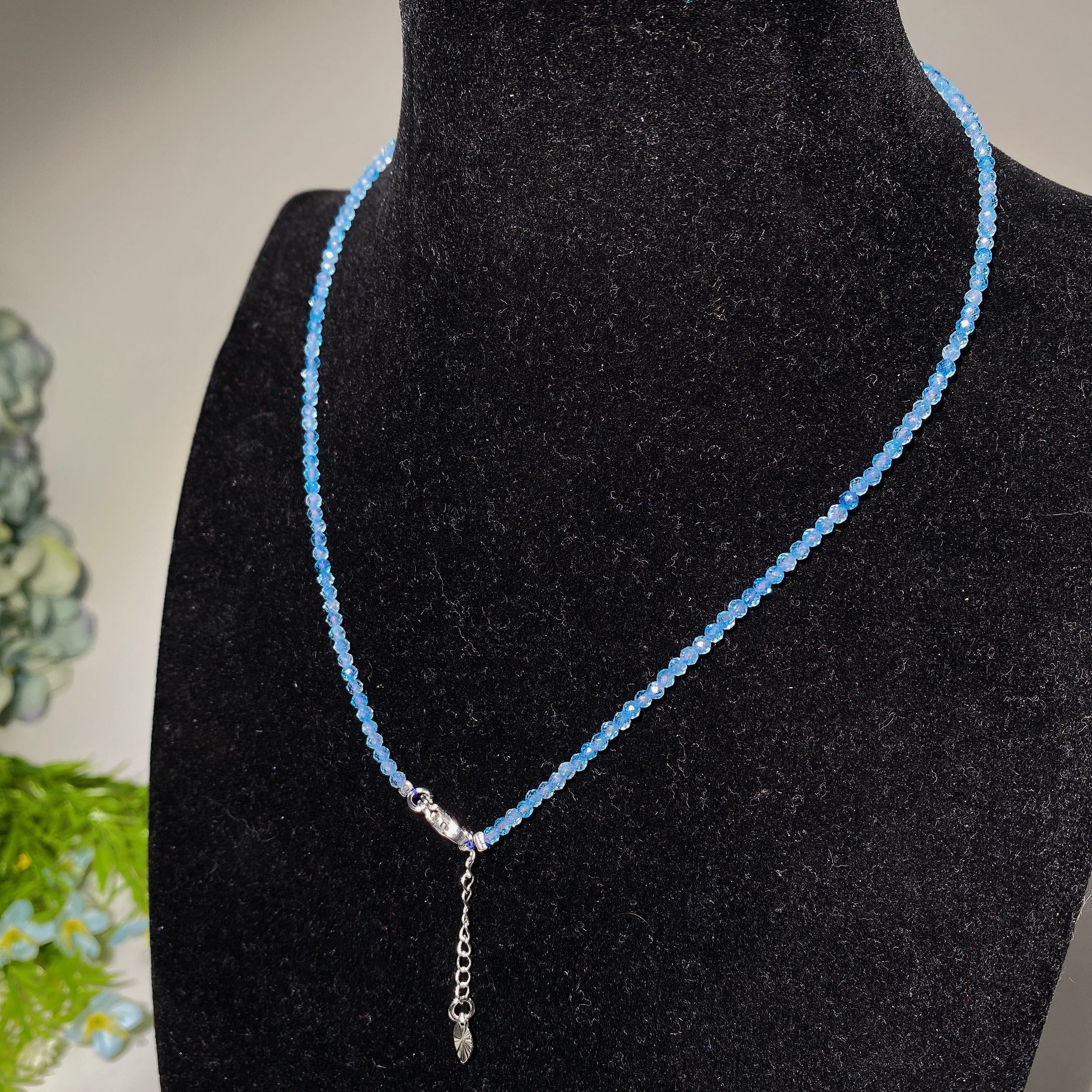 2mm Mixed Crystal Faceted Spiritual Necklace Healing Energy