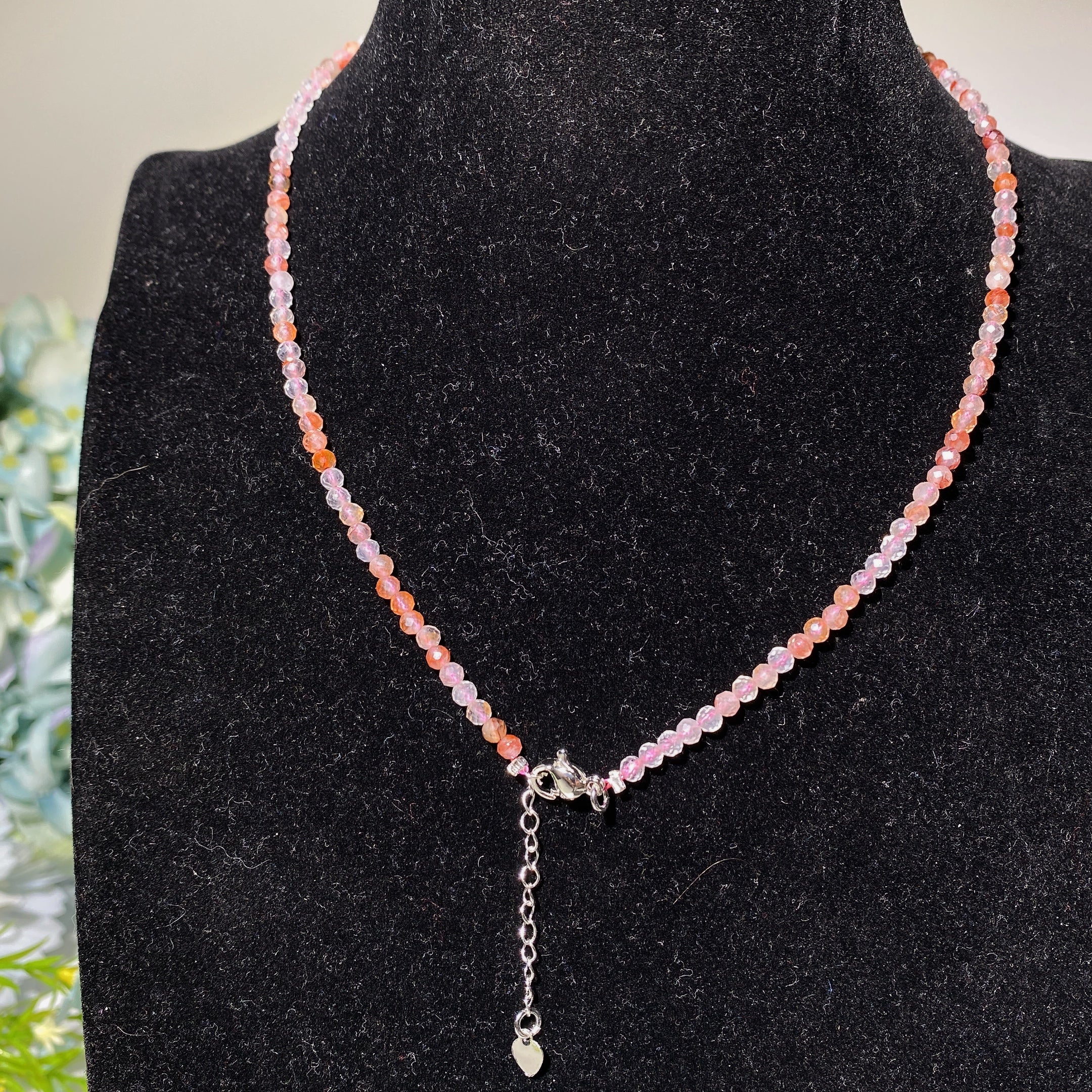2mm Mixed Crystal Faceted Spiritual Necklace Healing Energy