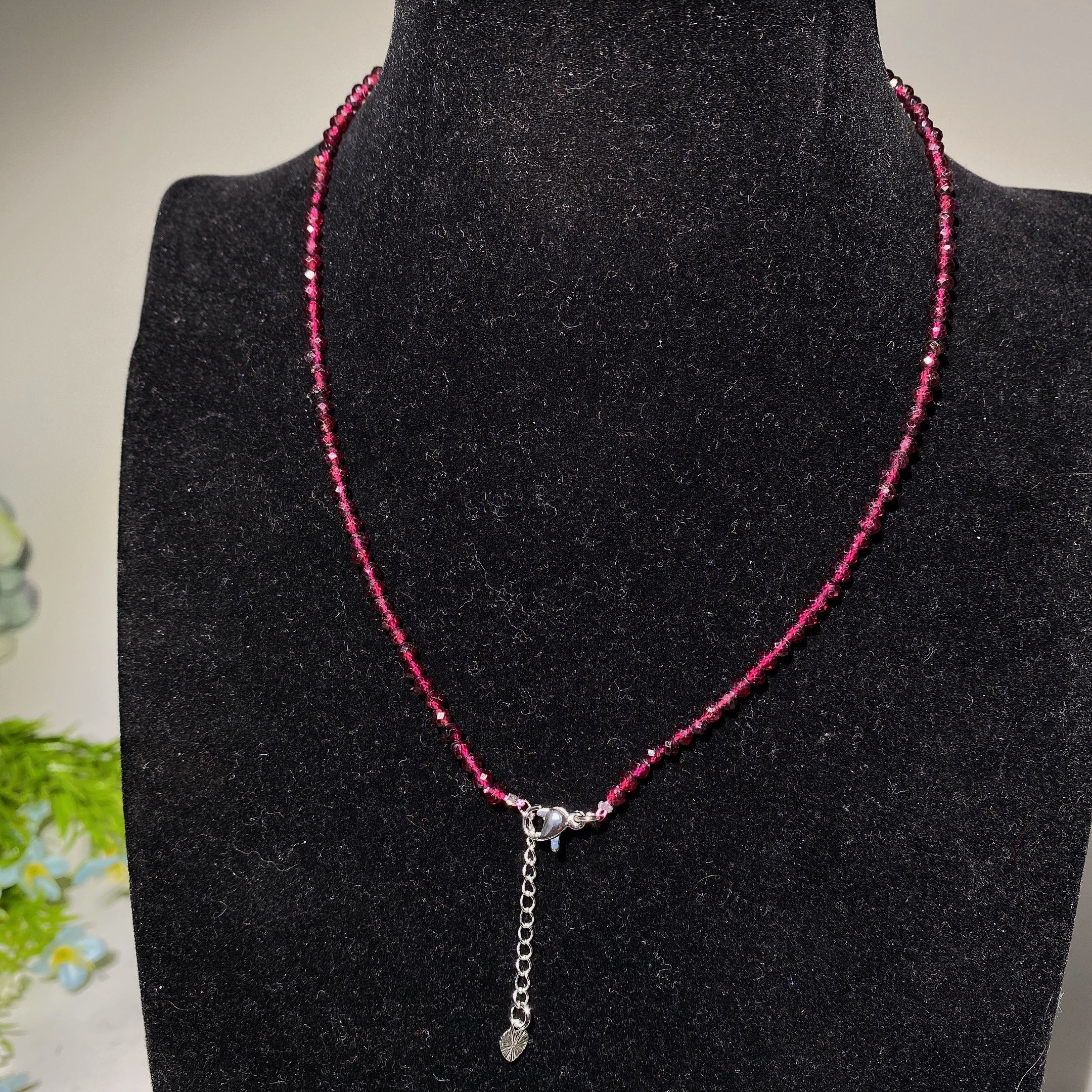 2mm Mixed Crystal Faceted Spiritual Necklace Healing Energy