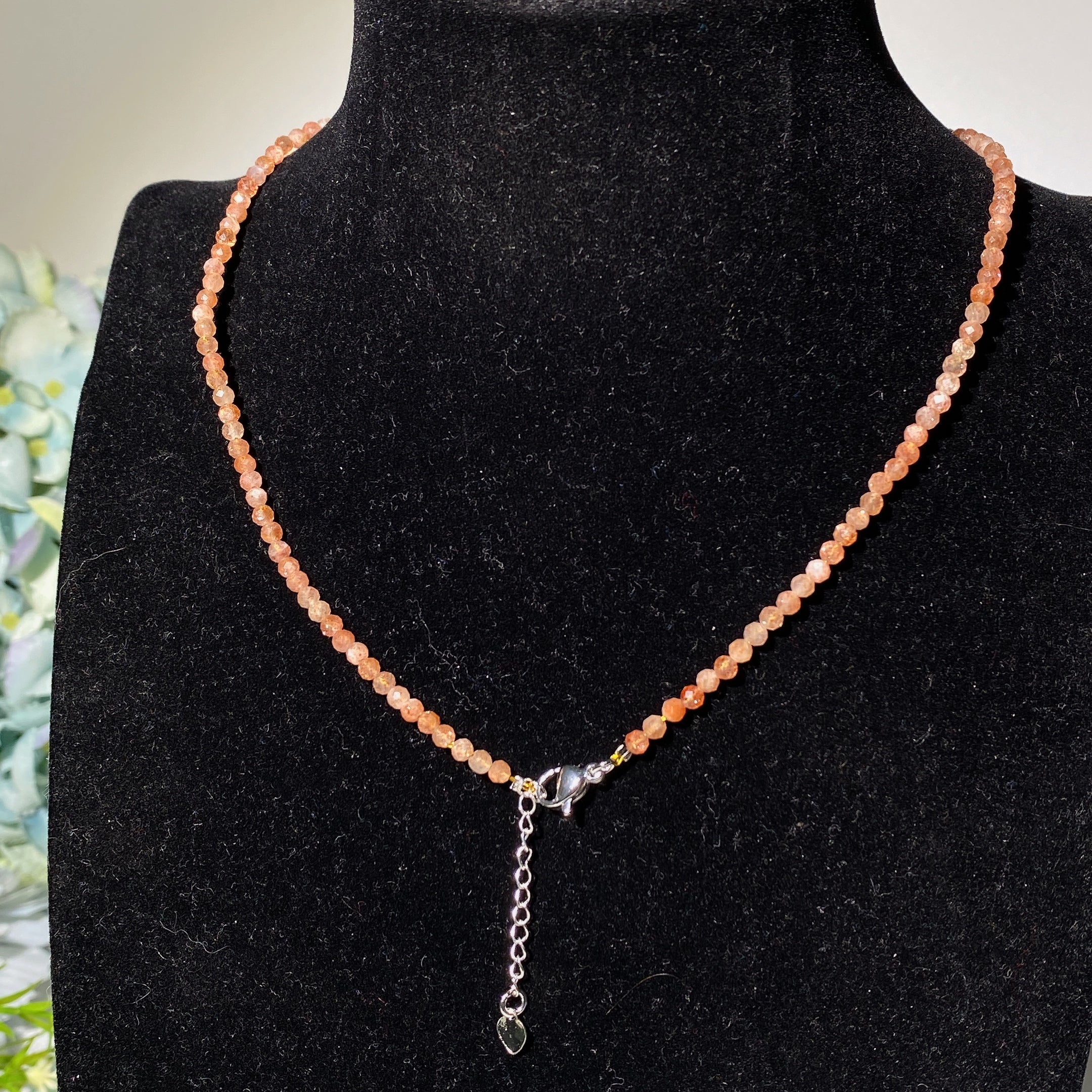 2mm Mixed Crystal Faceted Spiritual Necklace Healing Energy