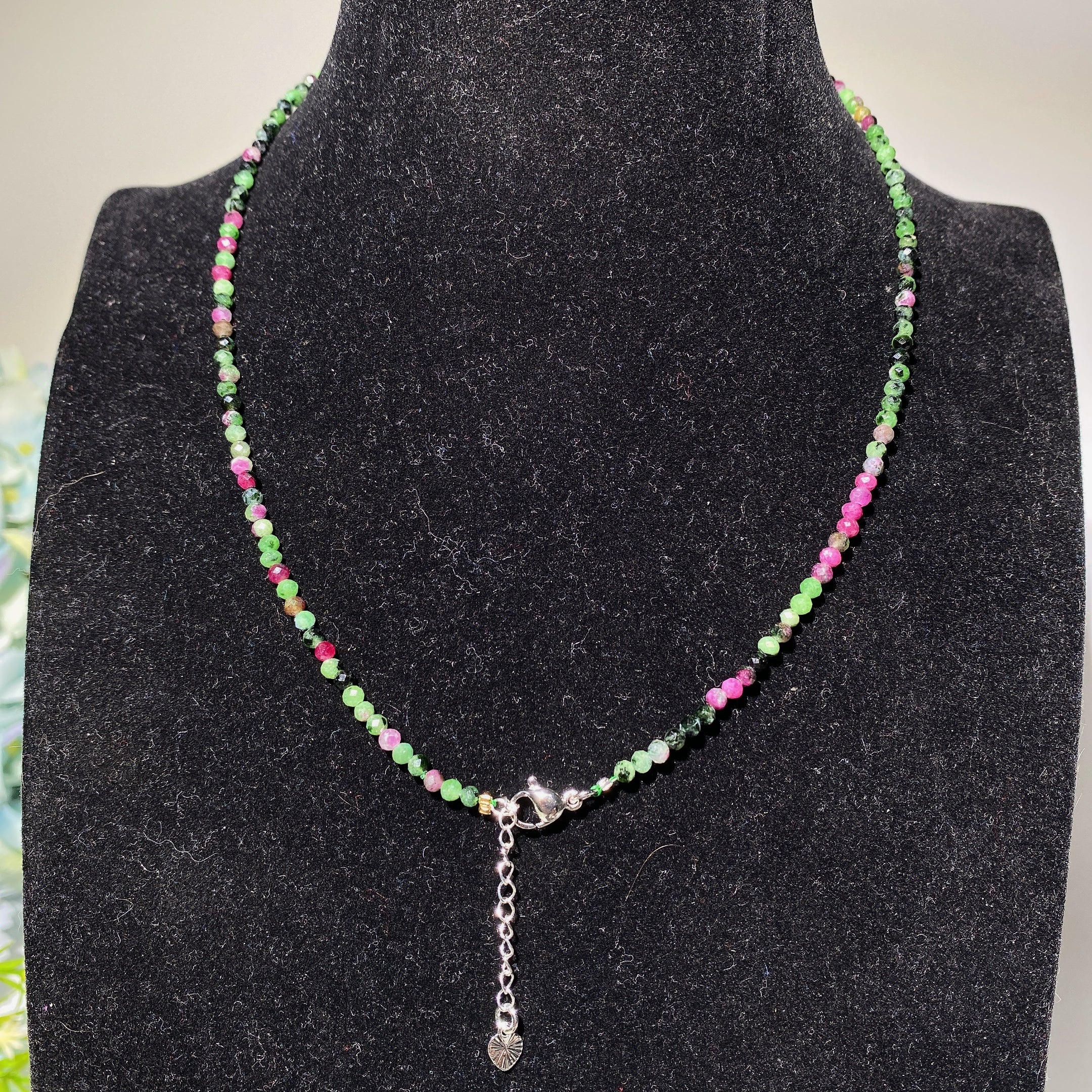 2mm Mixed Crystal Faceted Spiritual Necklace Healing Energy