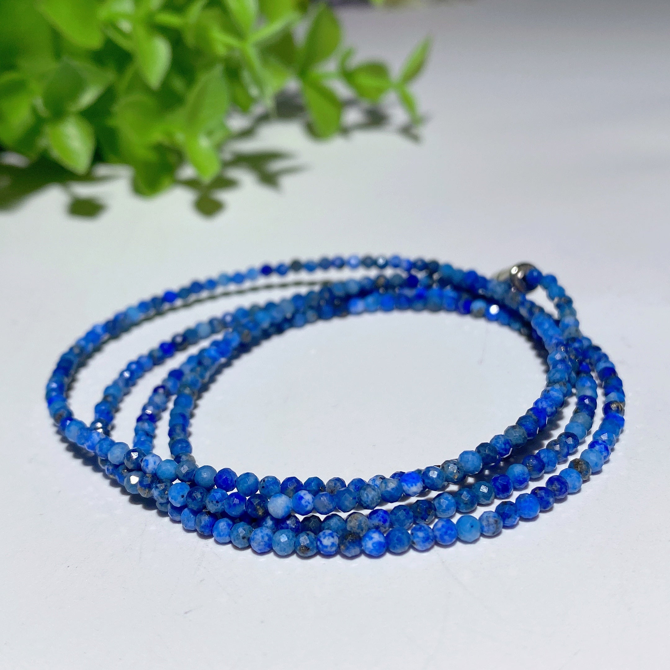 2mm Mixed Crystal Spiritual Healing Necklace Magnetic Buckle